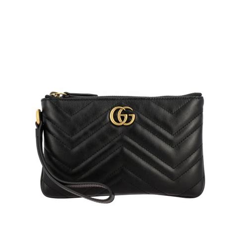 pochette nera gucci|pochette di lusso donna.